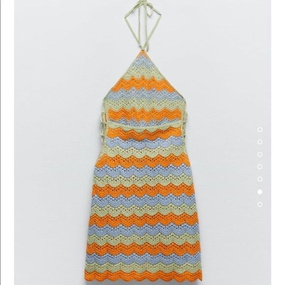 Zara blogger favorite crochet cut out dress limited edition - Picture 9 of 11